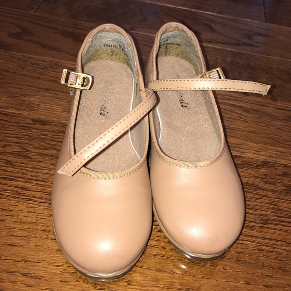 Theatricals Other - Theatricals girls tap dance shoes tan size 12 Theatricals Other - Theatricals girls tap dance shoes tan size 12